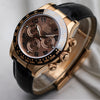 Rolex Daytona 116515 18K Rose Gold Chocolate Dial Second Hand Watch Collectors 3