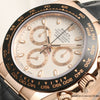 Rolex Daytona 116515LN 18K Rose Gold Black Ceramic Second Hand Watch Collectors 6