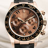 Rolex Daytona 116515LN 18K Rose Gold Ceramic Bezel Second Hand Watch Collectors 2