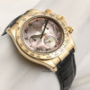 Rolex Daytona 116518 18K Yellow Gold Black MOP Dial Second Hand Watch Collectors 4