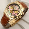 Rolex Daytona 116518 18K Yellow Gold Black MOP Diamond Dial Second Hand Watch Collectors 3