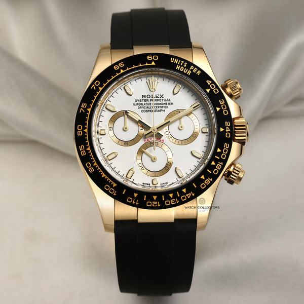 Rolex Daytona 116518 18K Yellow Gold Ceramic Bezel Second Hand Watch Collectors 1