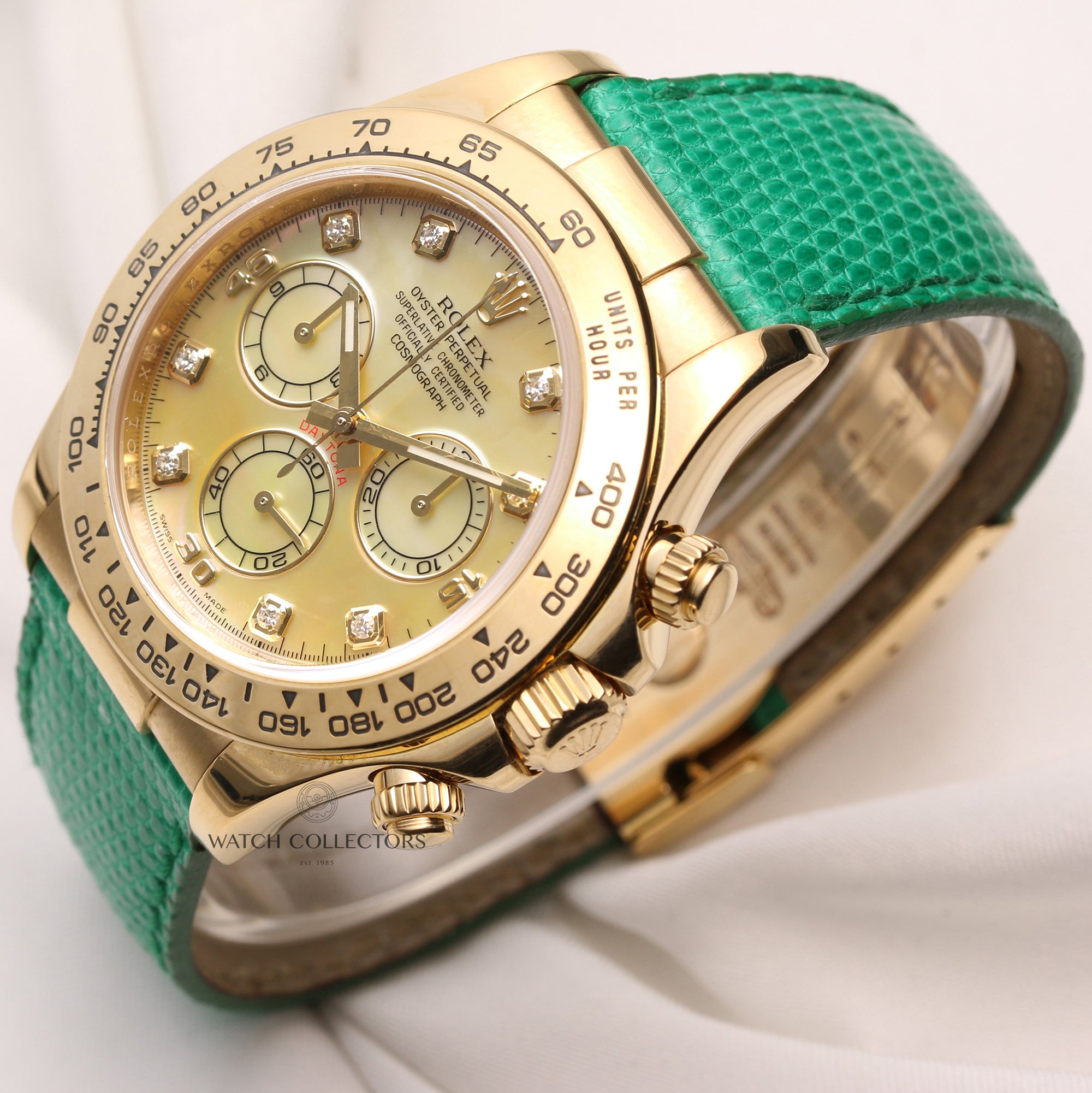 Rolex-Daytona-116518-18K-Yellow-Gold-Champagne-Diamond-Dial-Second-Hand-Watch-Collectors-3-1