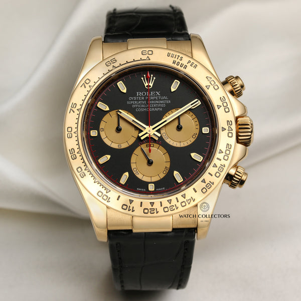 Rolex Daytona 116518 Racing Dial 18K Yellow Dial Second Hand Watch Collectors 1
