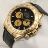 Rolex Daytona 116518 Racing Dial 18K Yellow Dial Second Hand Watch Collectors 5