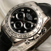 Rolex Daytona 116519 18K White Gold Black Diamond Dial Second Hand Watch Collectors 4