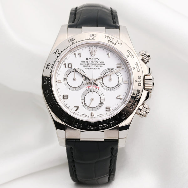 Rolex Daytona 116519 18K White Gold Second Hand Watch Collectors 1