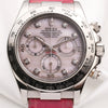 Rolex Daytona 116519 Diamond MOP 18K White Gold Second Hand Watch Collectors 2