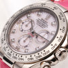 Rolex Daytona 116519 Diamond MOP 18K White Gold Second Hand Watch Collectors 4