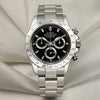 Rolex-Daytona-116520-Black-Dial-Stainless-Steel-Second-hand-Watch-Collectors-1