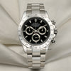 Rolex Daytona 116520 Black Dial Stainless Steel Second hand Watch Collectors 1