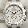 Rolex Daytona 116520 White Dial Stainless Steel Second Hand Watch Collectors 2