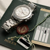 Rolex Daytona 116520 White Dial Stainless Steel Second Hand Watch Collectors 9
