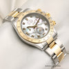 Rolex Daytona 116523 Steel & Gold MOP Diamond Dial Second Hand Watch Collectors 4