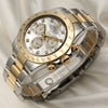 Rolex Daytona 116523 Steel & Gold Mop Diamond Dial Second Hand Watch Collectors 3