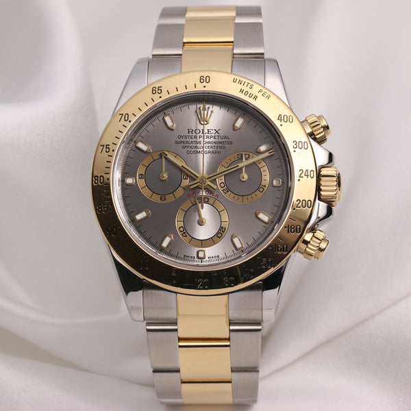 Rolex Daytona 116523 Steel & Gold Second Hand Watch Collectors 1