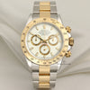 Rolex Daytona 116523 Steel & Gold Second Hand Watch Collectors 1
