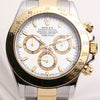 Rolex-Daytona-116523-Steel-Gold-White-Dial-1-Second-Hand-Watch-Collectors-2