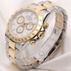 Rolex Daytona 116523 Steel & Gold White Dial 2 Second Hand Watch Collectors 3
