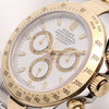 Rolex Daytona 116523 Steel & Gold White Dial 2 Second Hand Watch Collectors 4