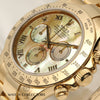 Rolex Daytona 116528 18k Yellow Gold Mother of Pearl Second Hand Watch Collectors 4