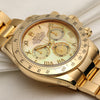 Rolex Daytona 116528 18k Yellow Gold Mother of Pearl Second Hand Watch Collectors 5