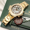 Rolex Daytona 116528 MOP Diamond Dial 18K Yellow Gold Second Hand Watch Collectors 10