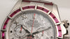 Rolex Daytona 116589-SALV 18K White Gold Ruby Baguette Bezel Meteorite Dial Second Hand Watch Collectors 4