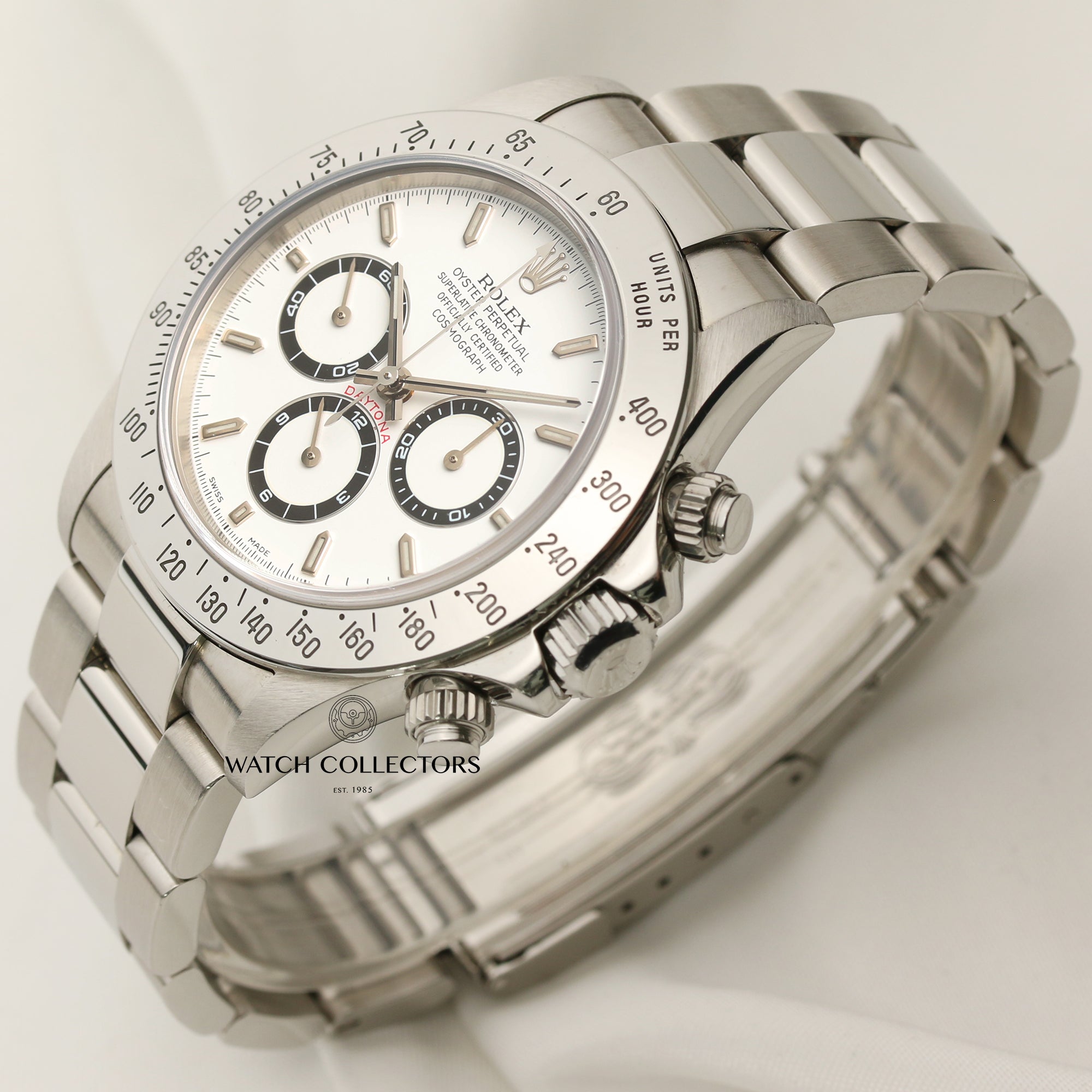 Rolex Daytona 16520 Stainless Steel Zenith Second Hand Watch Collectors 3