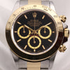 Rolex Daytona 16523 Steel & Gold Inverted 6 Second Hand Watch Collectors 2