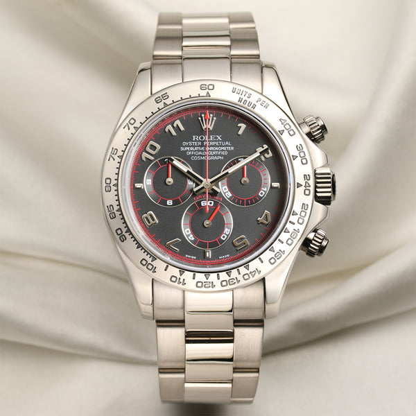 Rolex Daytona 18K White Gold Second Hand Watch Collectors 1