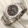 Rolex Daytona 18K White Gold Second Hand Watch Collectors 3