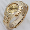 Rolex Daytona 18K Yellow Gold Champagne Diamond Dial Second Hand Watch Collectors 3