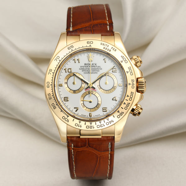 Rolex Daytona 18K Yellow Gold Second Hand Watch Collectors 116518 Second Hand Watch Collectors 1