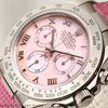 Rolex Daytona Beach 116519 18K White Gold Pink MOP Second Hand Watch Collectors 6