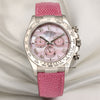 Rolex Daytona Pink Beach 116519 MOP 18K White Gold Second Hand Watch Collectors 1