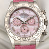 Rolex Daytona Pink Beach 116519 MOP 18K White Gold Second Hand Watch Collectors 2