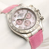 Rolex Daytona Pink Beach 116519 MOP 18K White Gold Second Hand Watch Collectors 5