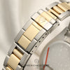 Rolex Daytona Steel & Gold Black Diamond Dial Second Hand Watch Collectors 8