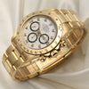Rolex Daytona Zenith 16528 Inverted Six Diamond Dial 18K Yellow Gold Second Hand Watch Collectors 3