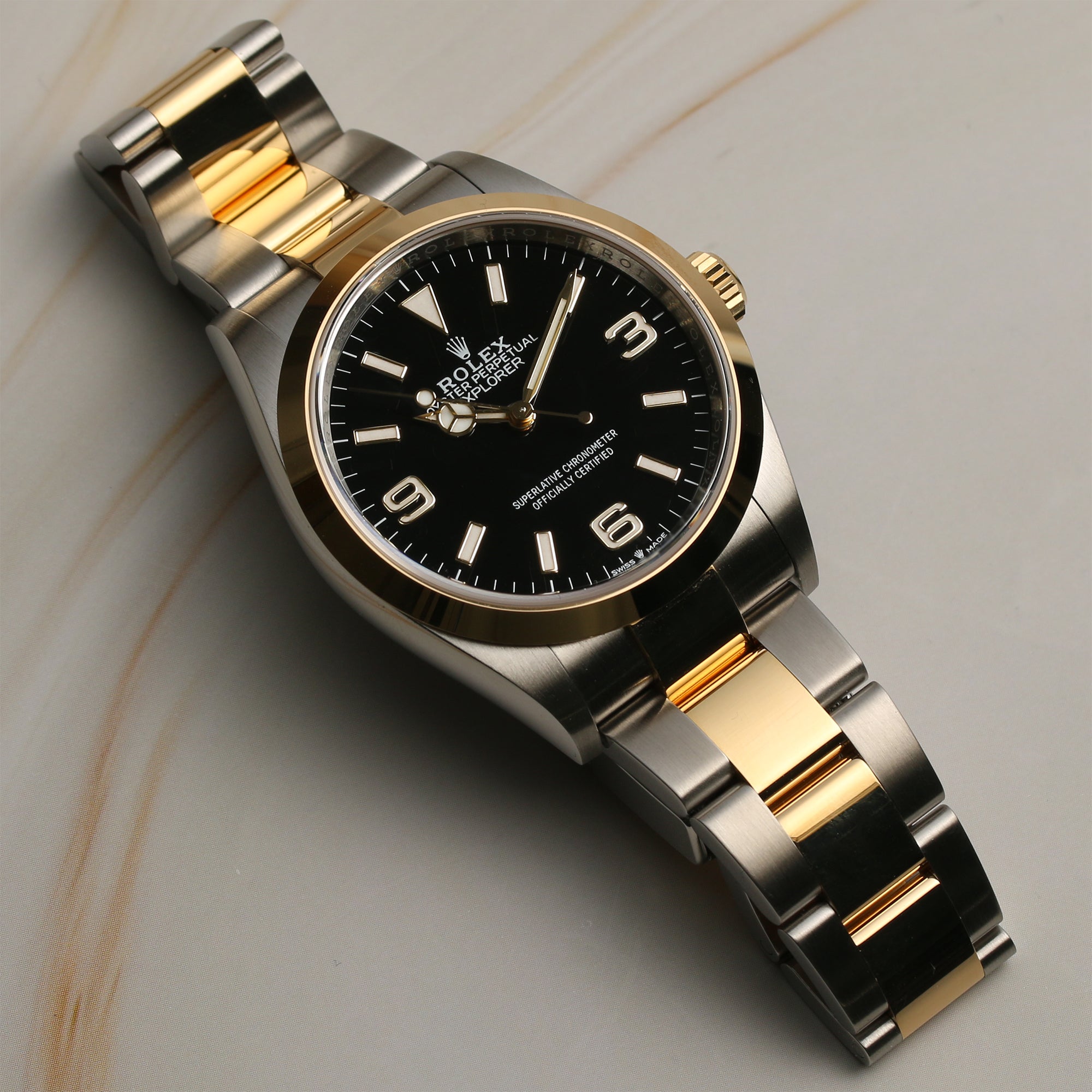 Rolex Explorer 124273 Steel & Gold Second Hand Watch Collectors 3