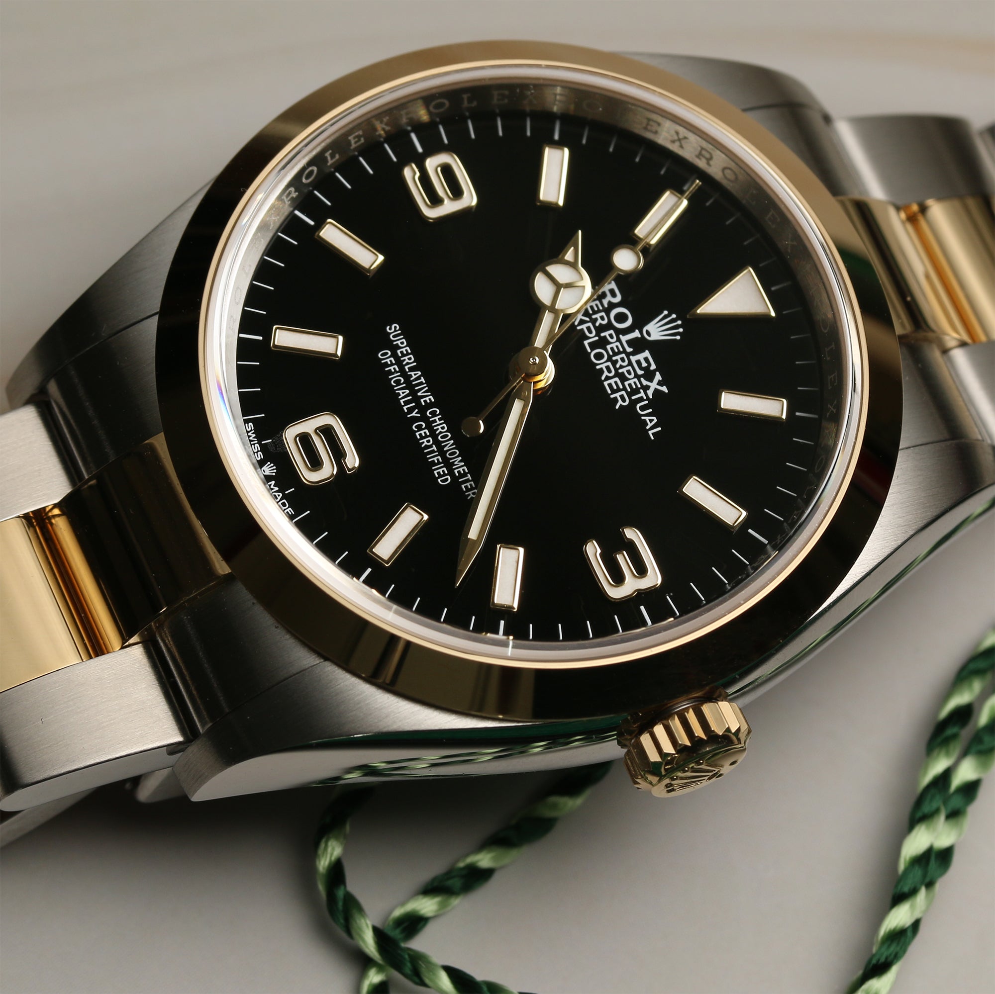 Rolex Explorer 124273 Steel & Gold Second Hand Watch Collectors 4