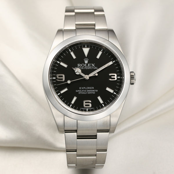 Rolex Explorer 214270 Black Dial Stainless Steel Second hand Watch Collectors 1