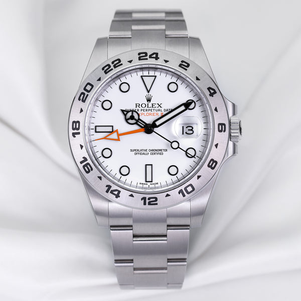 Rolex Explorer 216570 Stainless Steel Polar White Second Hand Watch collectors 1