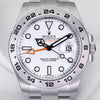 Rolex Explorer 216570 Stainless Steel Polar White Second Hand Watch collectors 2