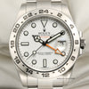 Rolex Explorer II 216570 Polar White Stainless Steel GMT Second Hand Watch Collectors 2