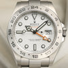 Rolex Explorer II Polar White 216570 Stainless Steel Second Hand Watch Collectors 2