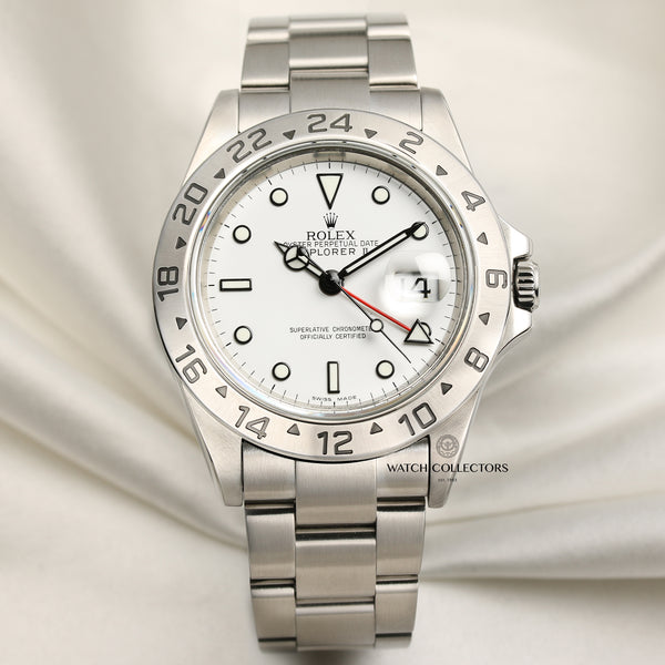 Rolex Explorer II Stainless Steel Second Hand Watch Collectors 1