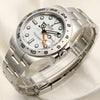 Rolex Explorer Polar White Stainless Steel Second Hand Watch Collectors 3