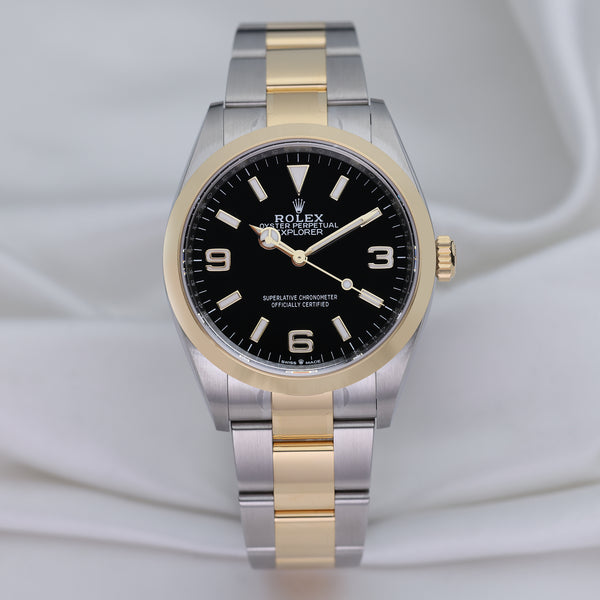 Rolex Explorer Steel & Gold Second Hand Watch Collectors 1